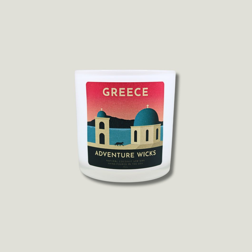 Greece Candle - Adventure Wicks