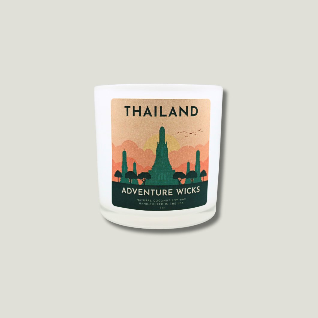 Thailand Scented Candle - Adventure Wicks