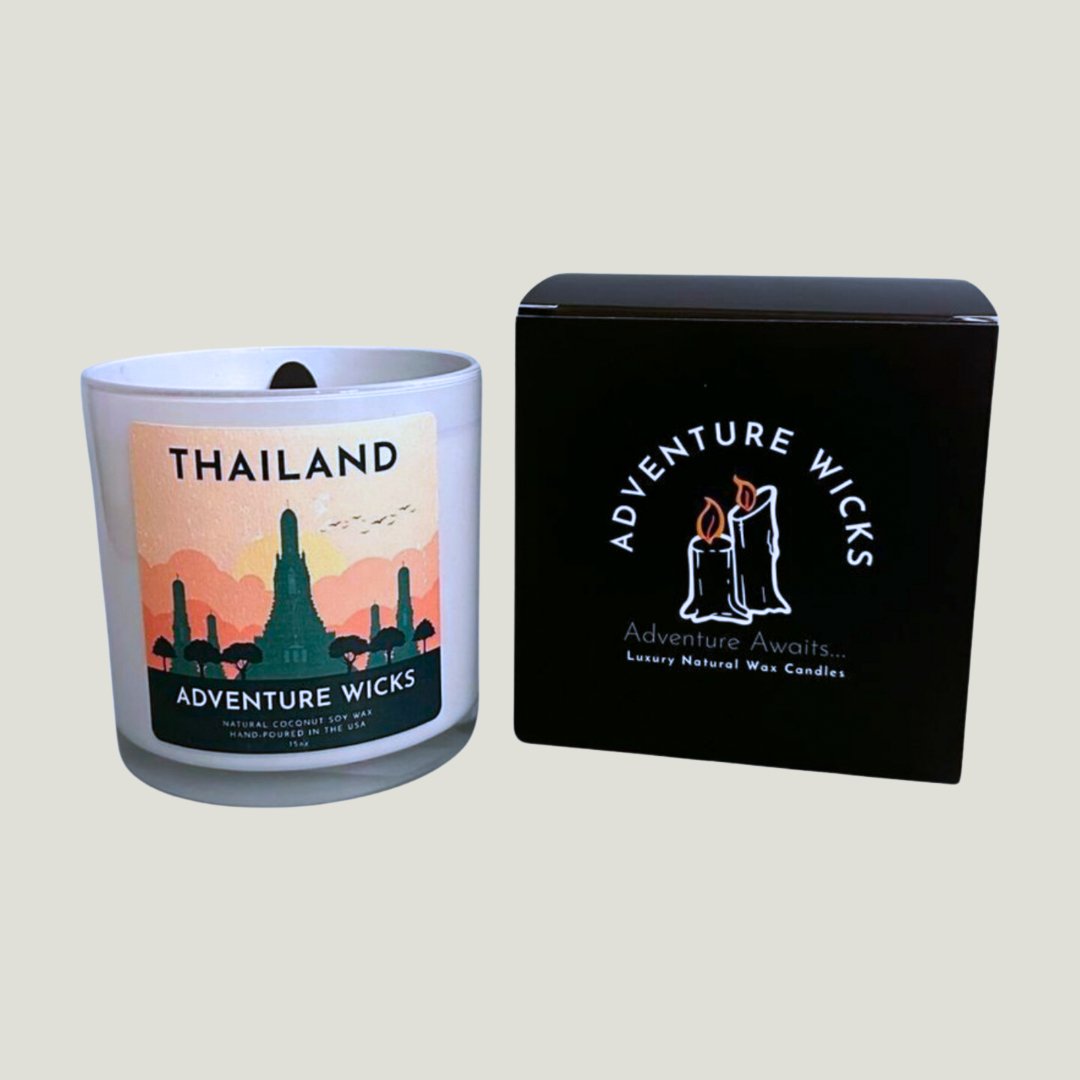 Thailand Scented Candle - Adventure Wicks